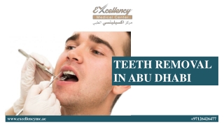 TEETH REMOVAL IN ABU DHABI