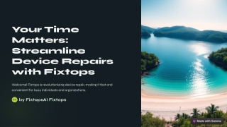 your time matters streamline device repairs with