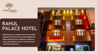 Stay at Rahul Palace, one of the best hotels near Karol Bagh