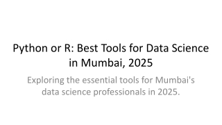 python or r best tools for data science in mumbai