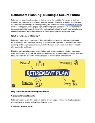 Retirement Planning