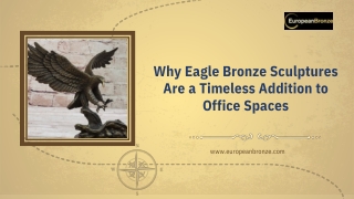 Why Eagle Bronze Sculptures Are a Timeless Addition to Office Spaces