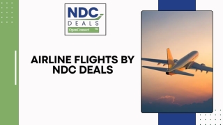 Airline Flights by NDC Deals