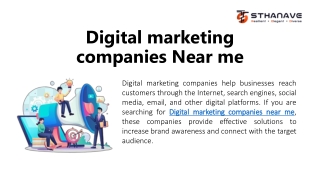 Digital marketing companies Near me