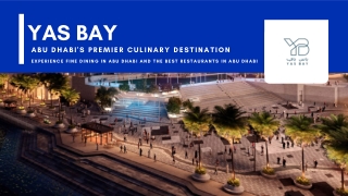 Abu Dhabi's Premier Culinary Destination