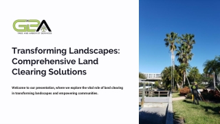 Transforming Landscapes: Comprehensive Land Clearing Solutions