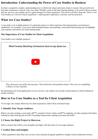 introduction understanding the power of case