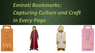 Emirati Bookmarks: Capturing Culture and Craft in Every Page