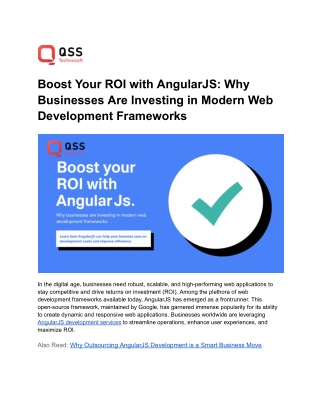 Boost Your ROI with AngularJS_ Why Businesses Are Investing in Modern Web Development Frameworks