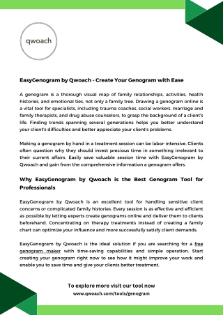 easygenogram by qwoach create your genogram with