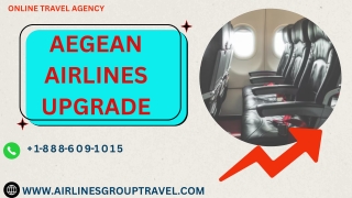 How Do I Upgrade On Aegean Airlines