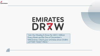 join our weekly e draw for aed 1 million every