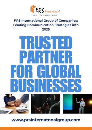 PRS International Group of Companies: Leading Communication Strategies into 2025