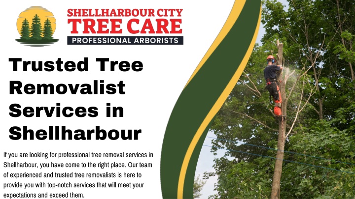 trusted tree removalist services in shellharbour