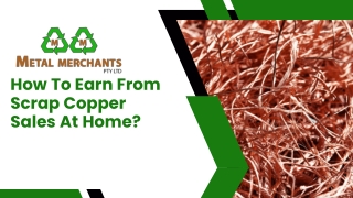 How To Earn From Scrap Copper Sales At Home