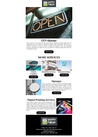 led signage