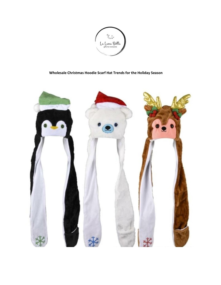 wholesale christmas hoodie scarf hat trends