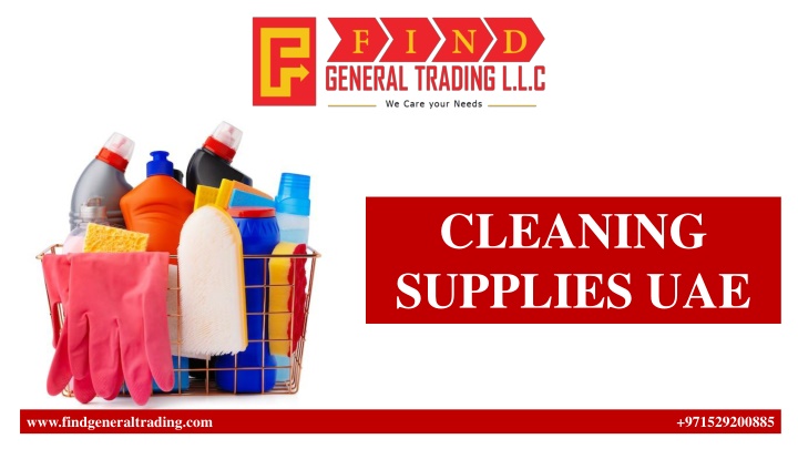 cleaning supplies uae