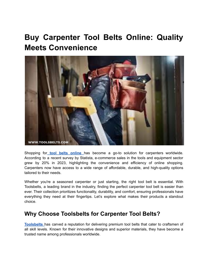 buy carpenter tool belts online quality meets