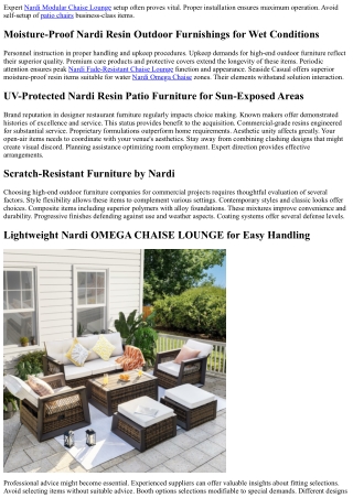 expert nardi modular chaise lounge setup often