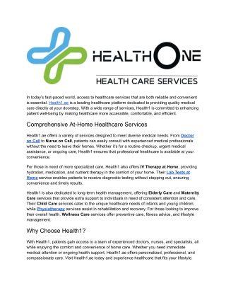 in today s fast paced world access to healthcare