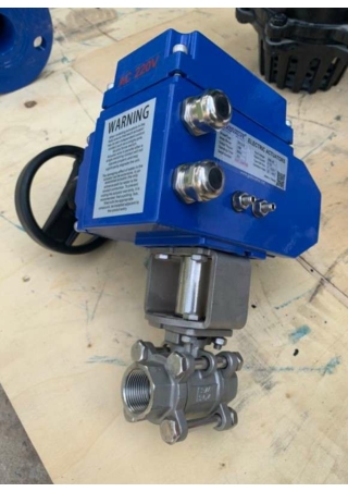Van bi inox điều khiển điện 220V - vancongnghiepht