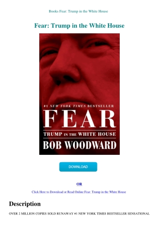 Books Fear Trump in the White House