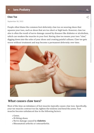 ians podiatry