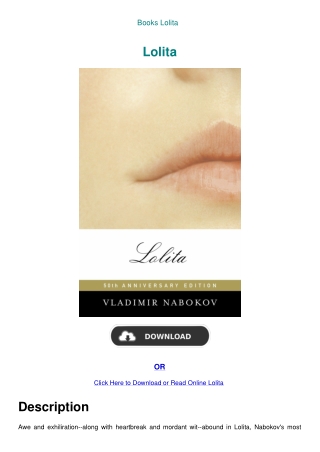 Books Lolita
