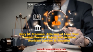Your Trusted Personal Injury and Aviation Accident Lawyer in Houston