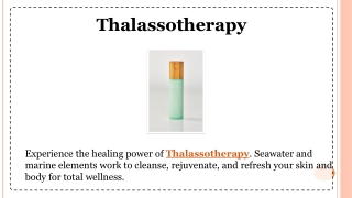 thalassotherapy