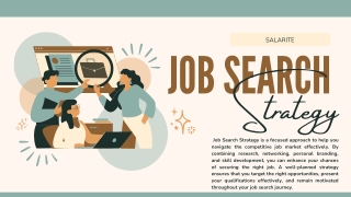 Job Search Strategies By Salarite