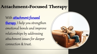 attachment focused therapy
