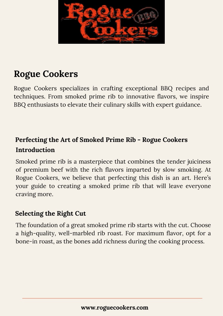 rogue cookers