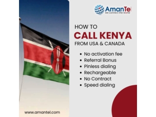 How to Call Kenya from U.S.