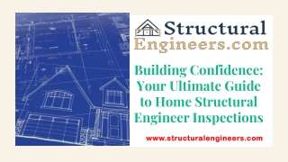 Building Confidence Your Ultimate Guide to Home Structural Engineer Inspections