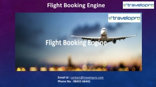 Flight Booking Engine