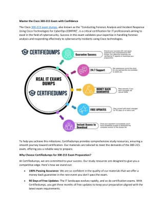 master the cisco 300 215 exam with confidence