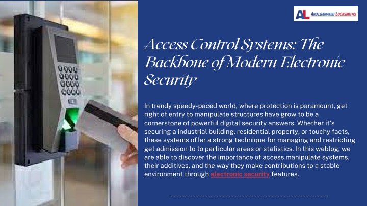 access control systems the backbone of modern