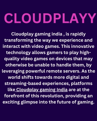 Cloudplayy - Your Ultimate Destination for Xbox Cloud Gaming
