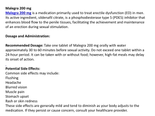Malegra 200 mg