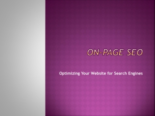 on page seo