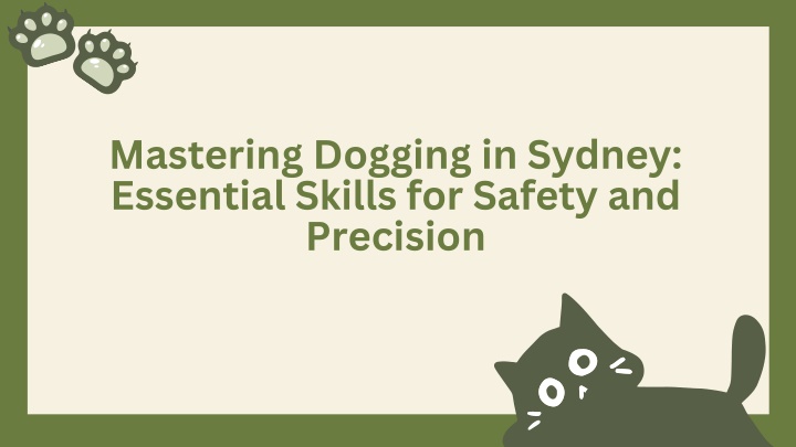 mastering dogging in sydney essential skills