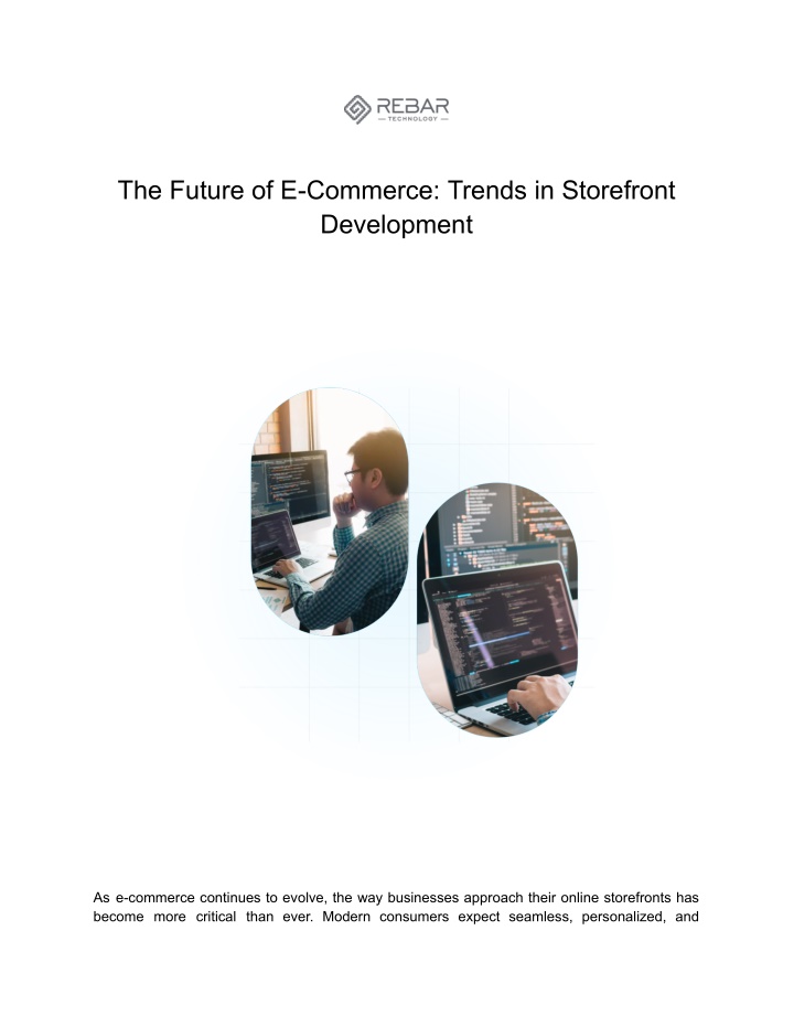 the future of e commerce trends in storefront