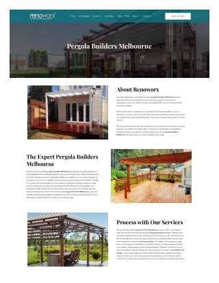 Pergola Builders Melbourne