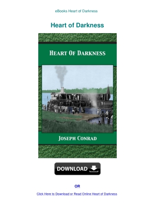 eBooks Heart of Darkness