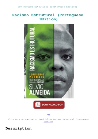 PDF Racismo Estrutural (Portuguese Edition)