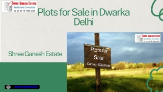 Limited Time Offer Plots for Sale in Dwarka Delhi with Shree Ganesh Estate