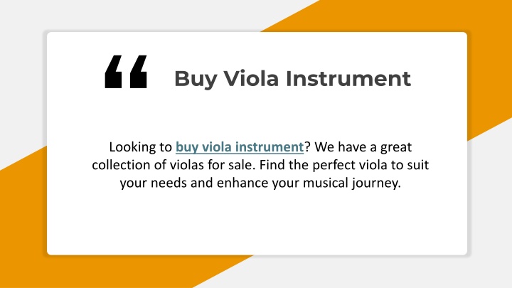 buy viola instrument