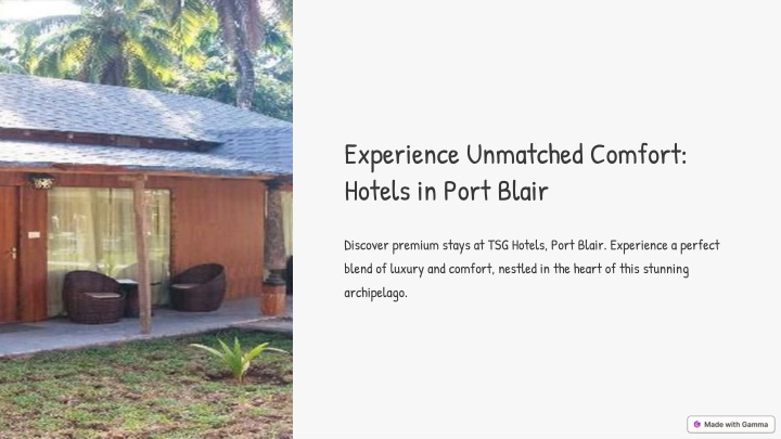 experience unmatched comfort hotels in port blair